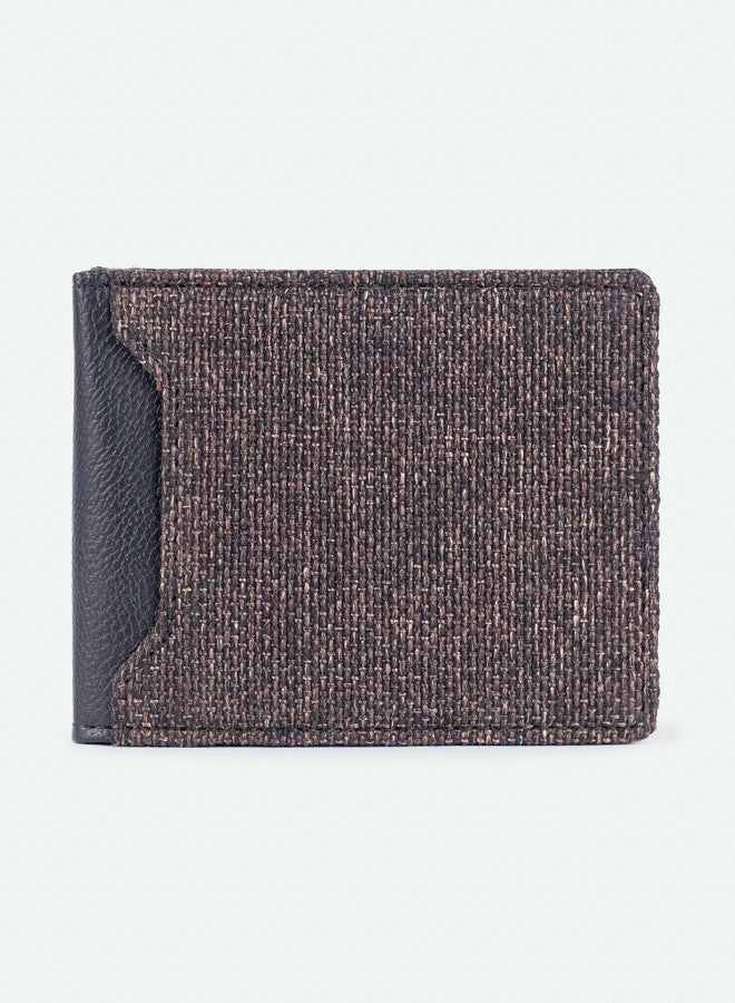 ZOUK Classic Sleek Men’s Wallet | Bifold | Slim Card Holder | Purse for Men with Coin Pocket | Stylish Men’s Wallet | Daily Use | Vegan Leather, Bristel - Image 4